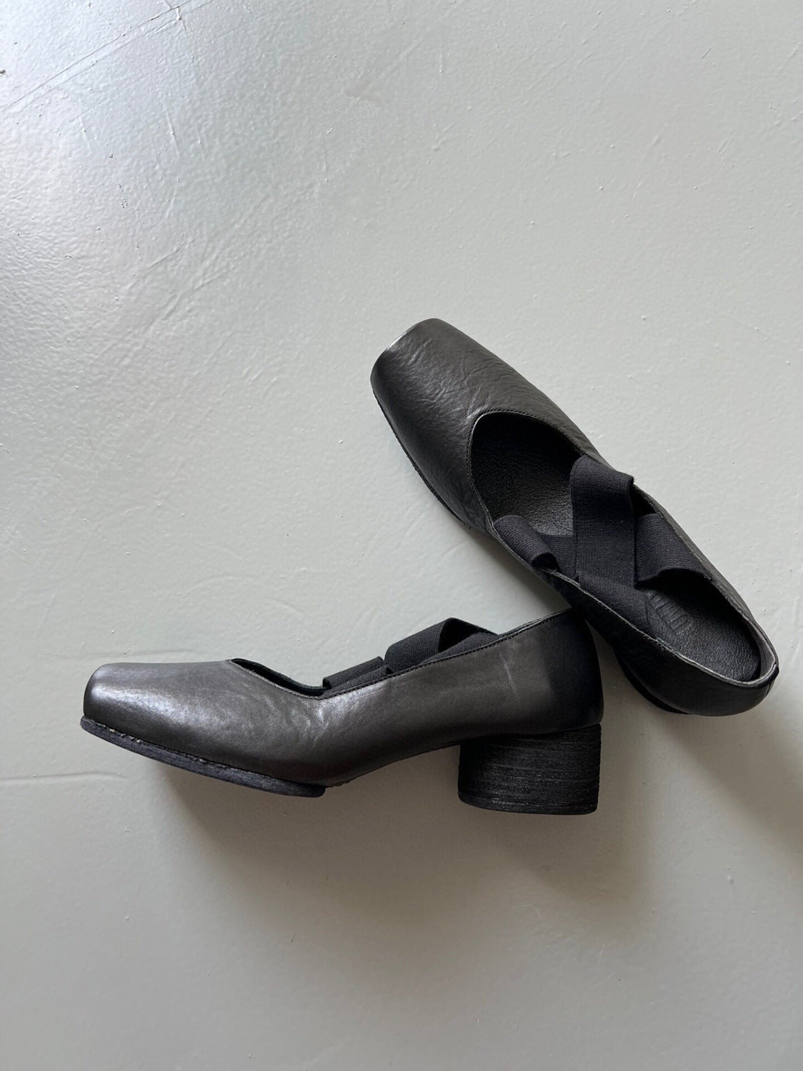 Women's Mid Ballet Hand-rub Color Distressed Cross Women's Shoes