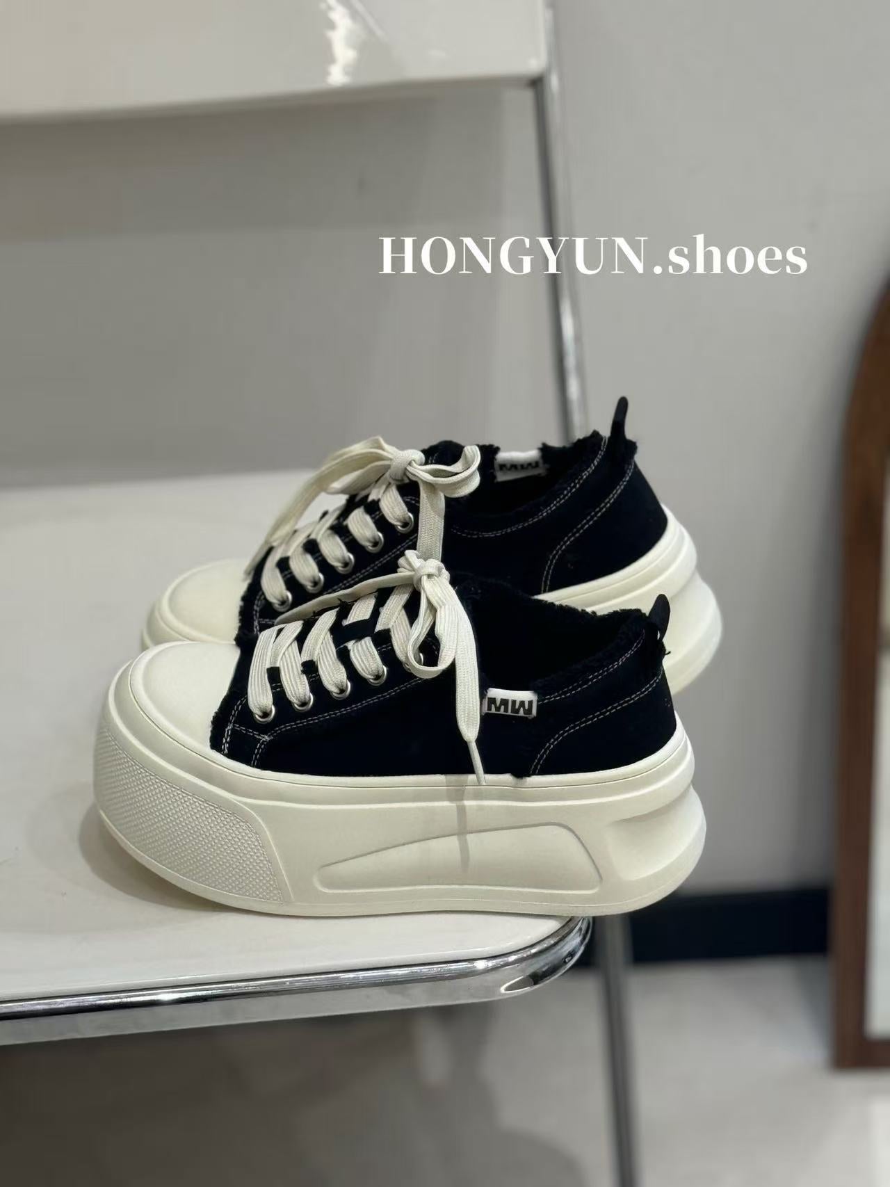 Women's Rhyme Thick Bottom Early Spring Versatile Women's Casual Shoes