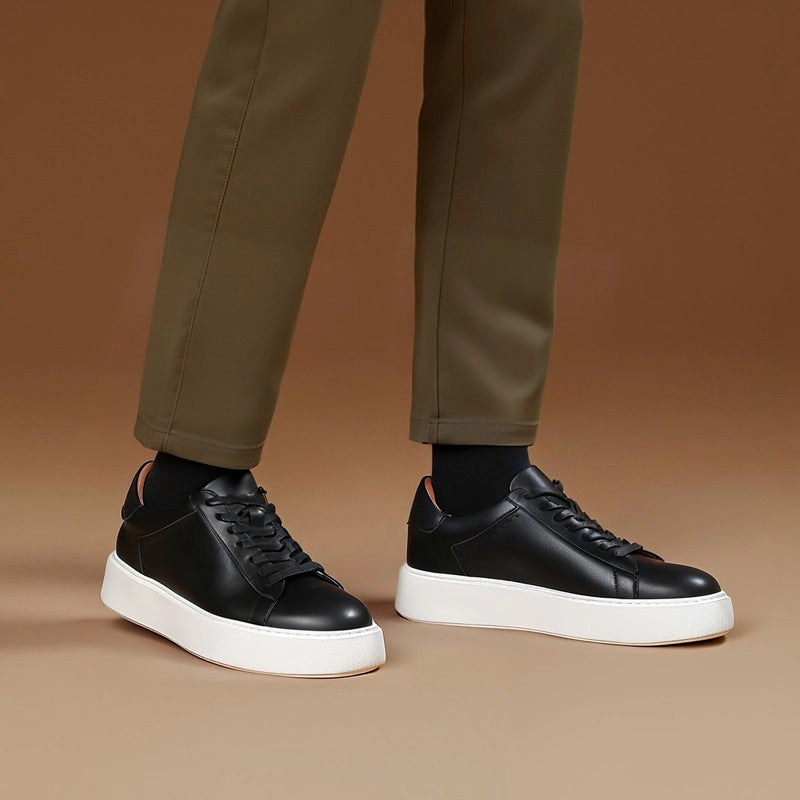 Men's Lei Jun Platform White Business Men's Shoes