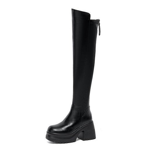 Women's Bottom Cm Thin High Elastic Modified Boots