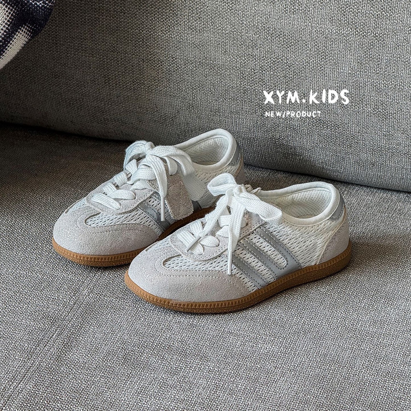 Children's Summer German Training Fashionable Single Mesh Breathable Boys Medium Casual Shoes