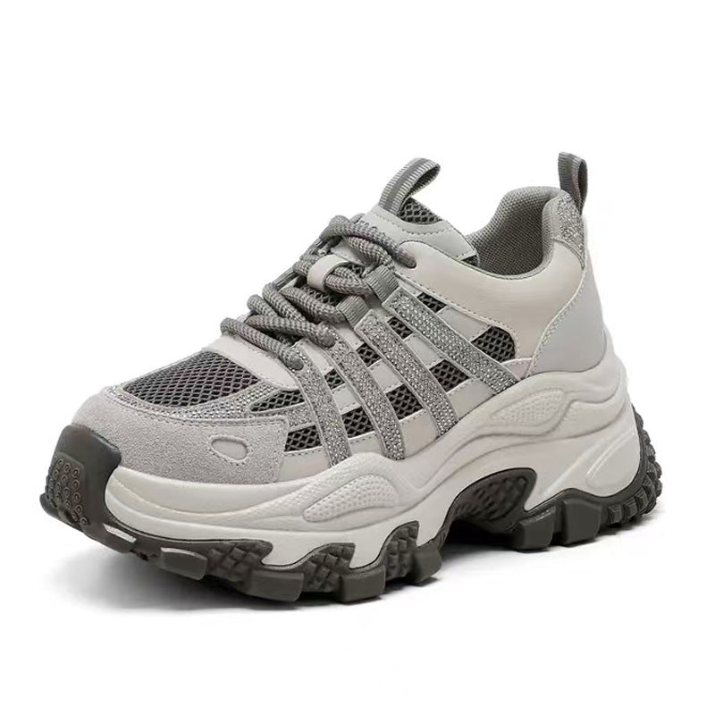 Women's Genuine Platform Heightened Daddy Trendy Women's Shoes