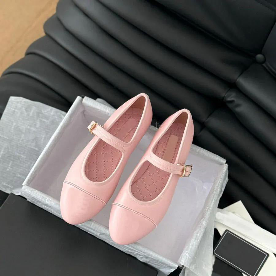 Style Genuine Strap Ballet Female Vintage Low-cut Mary Women's Casual Shoes