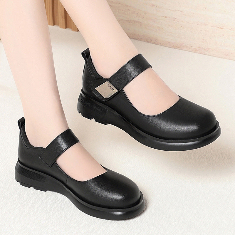 Women's Spring Large Single Low Thick Mom For Casual Shoes