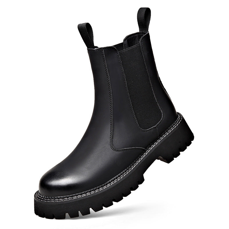 Men's Genuine Worker Platform Lightweight Martin Comfortable Boots