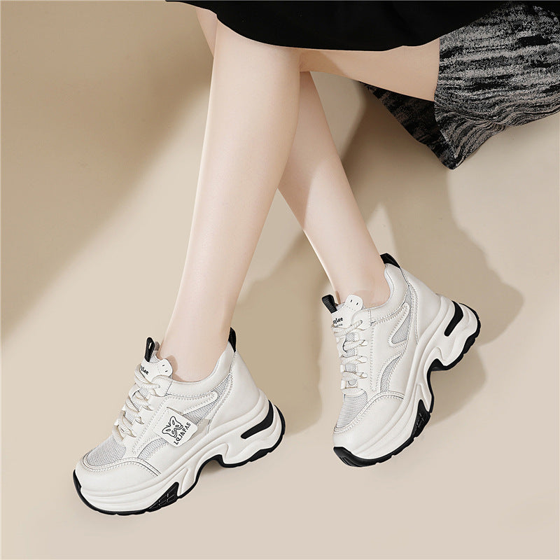Women's Inner Height Increase Dad Small Jogging Sneakers