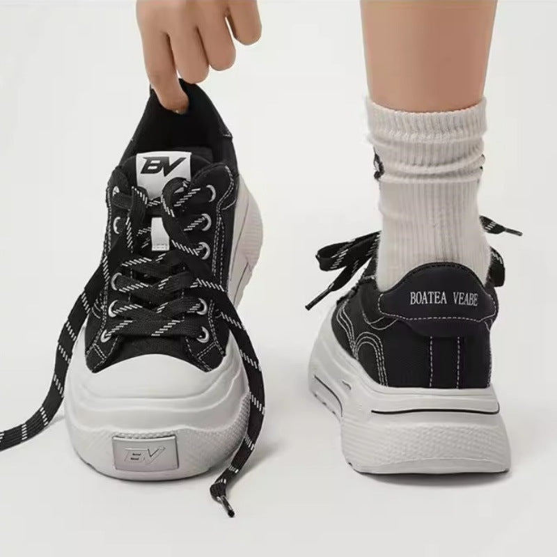 Autumn Versatile Trendy Breathable Platform Retro Sneakers