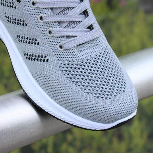 Men's Woven Mesh Breathable Comfort Trend Versatile Sneakers