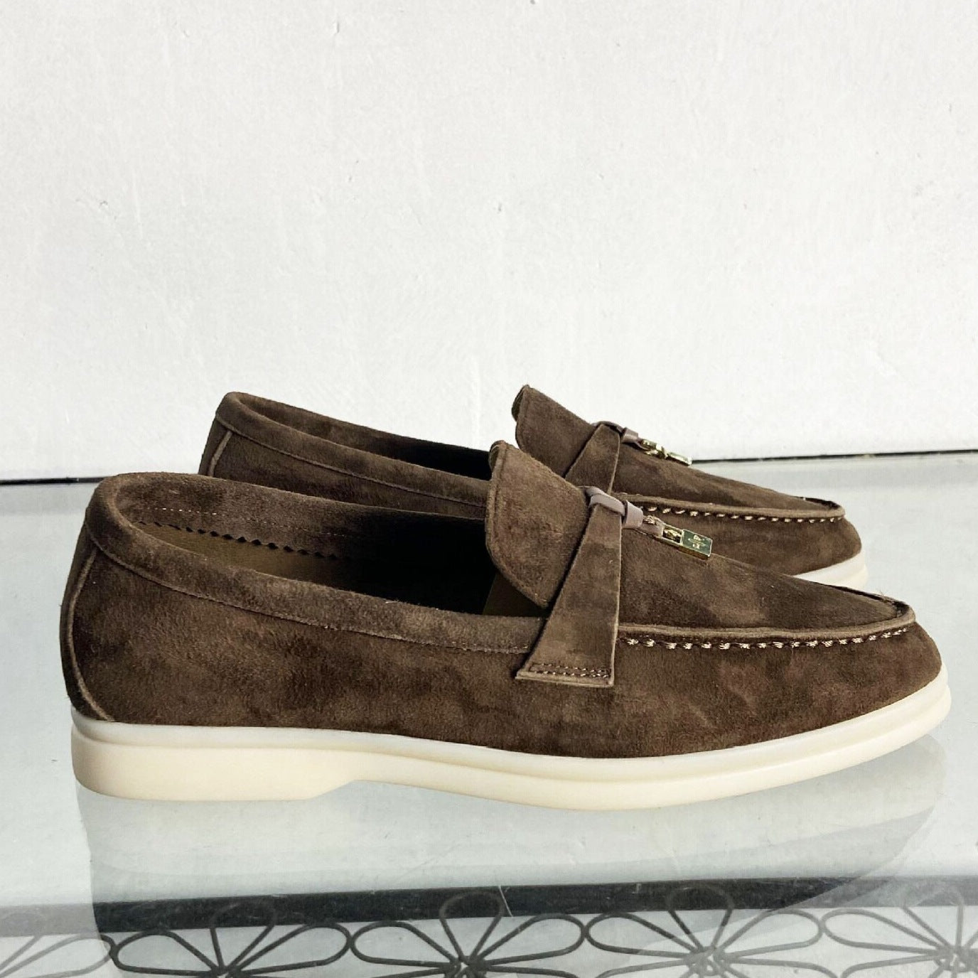 Men's Slip-on Soft Bottom Lovers Cowhide Comfortable Loafers