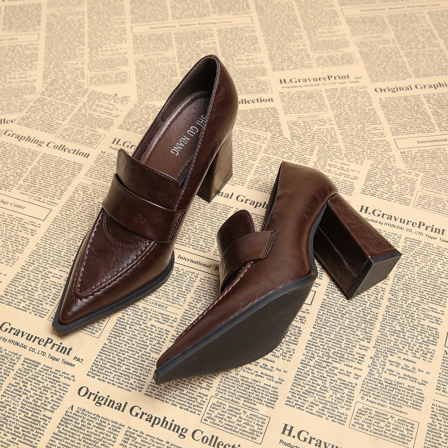 Women's Genuine Pumps Female Classy High Not Tired Feet Women's Fashion Shoes