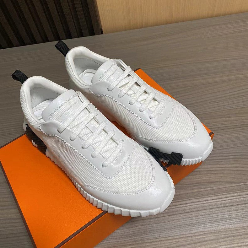 Women's & Men's Couple Fashion White Panda Running Sneakers