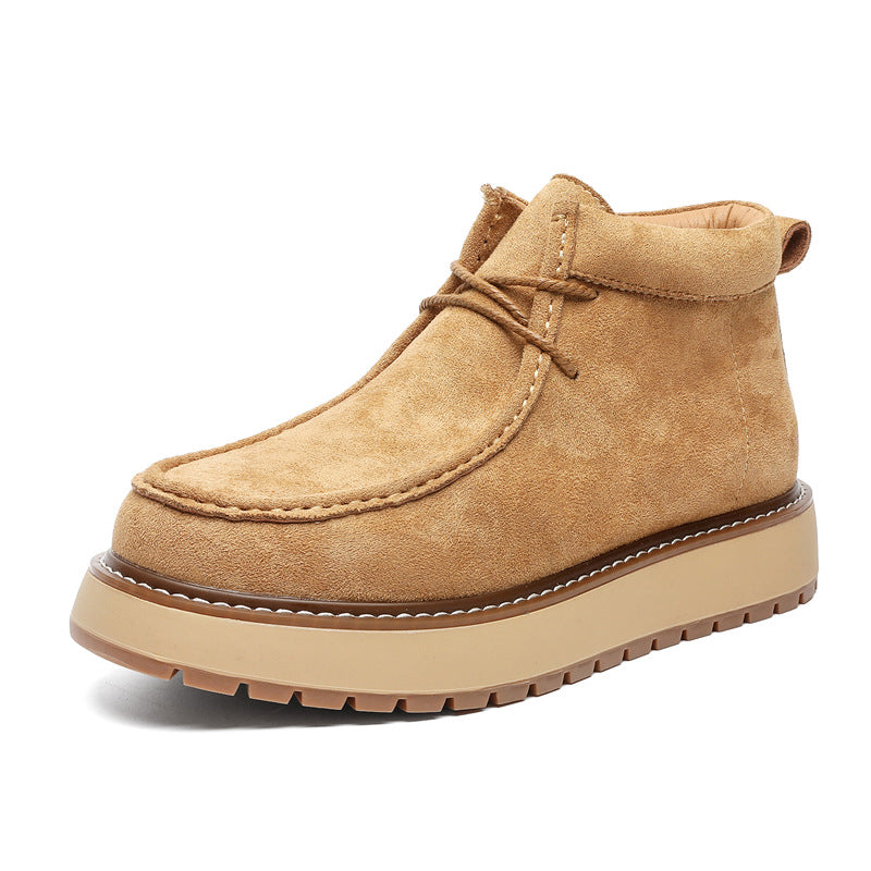 Men's Martin Leisure British Style Sheepskin Vintage Men's Shoes
