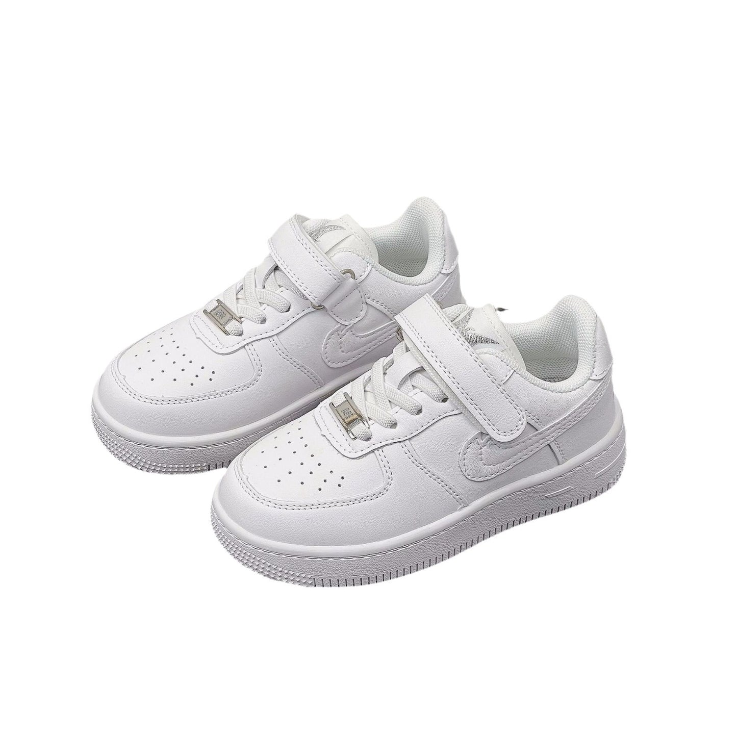 Children's Clearance Sale White Boys Performance Sneakers