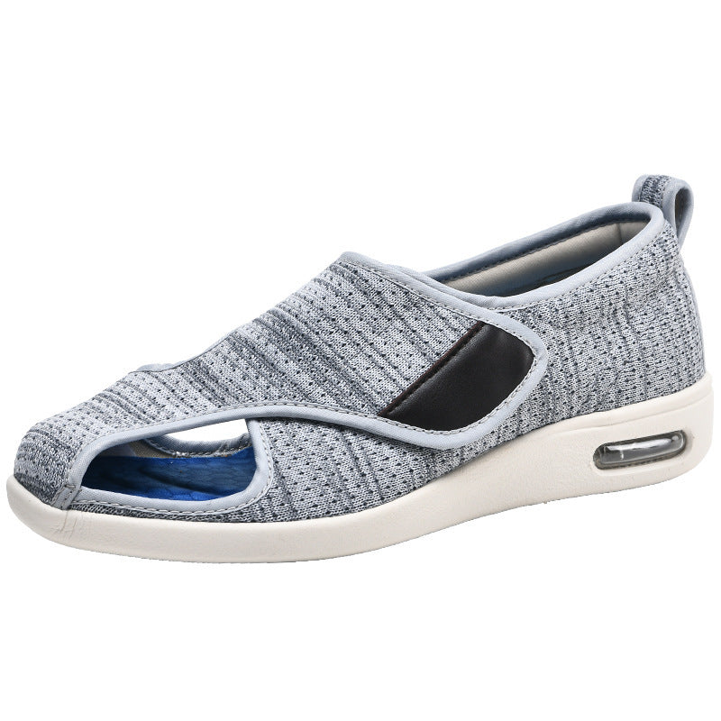 For The Old Mom Velcro Walking Square Middle-aged Mother Shoes