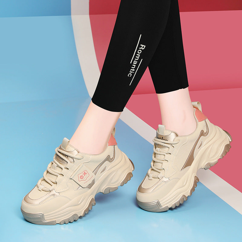 Women's Clearance Sports Thick-soled Dad Spring Travel Sneakers