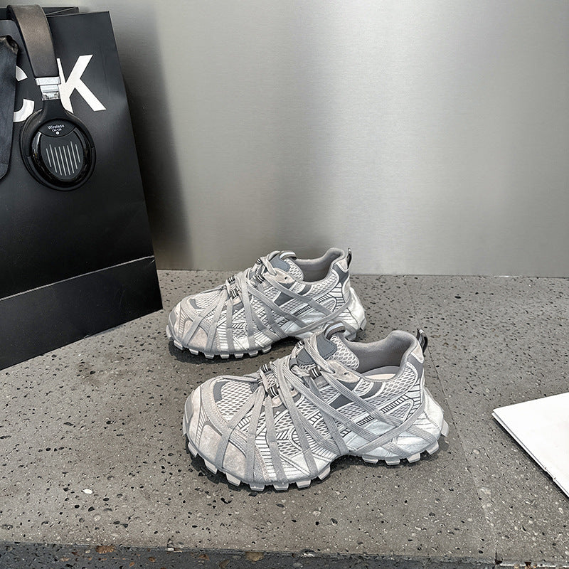 Women's Platform Dad Spring Comfortable Height Increasing Women's Sports Shoes