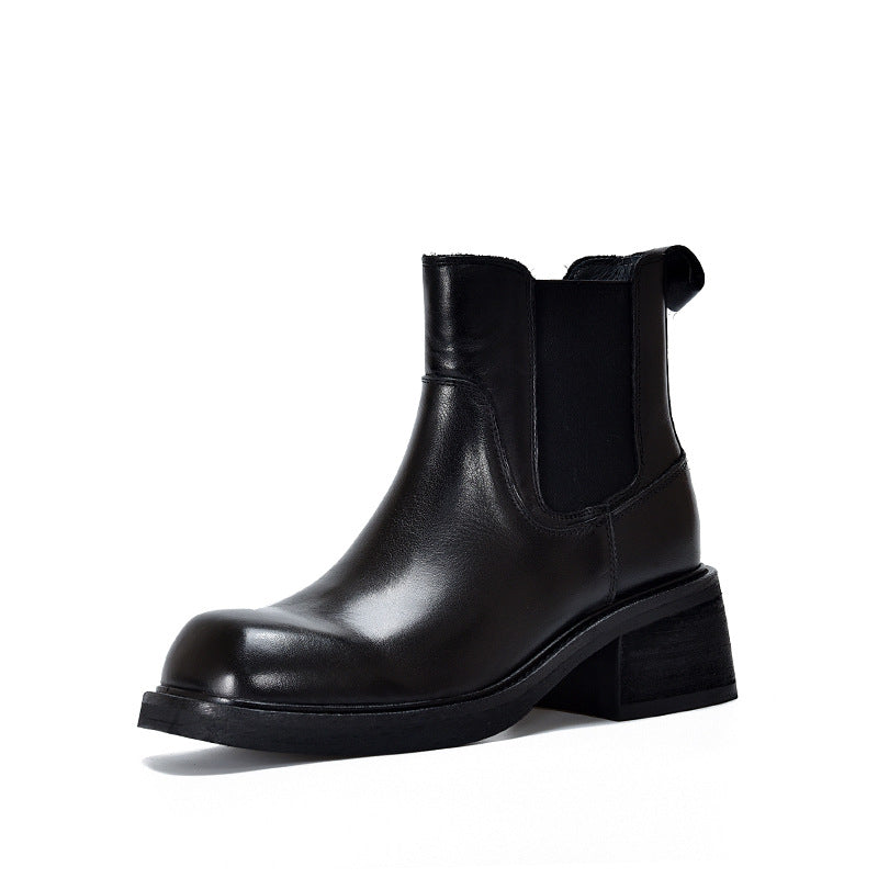 Women's Design British High Chelsea Ankle First Boots