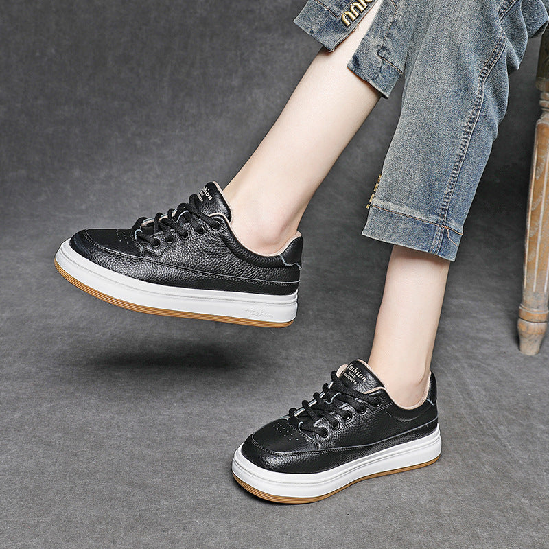 Women's Flat Platform Fashion Board Vintage Soft Women's Casual Shoes
