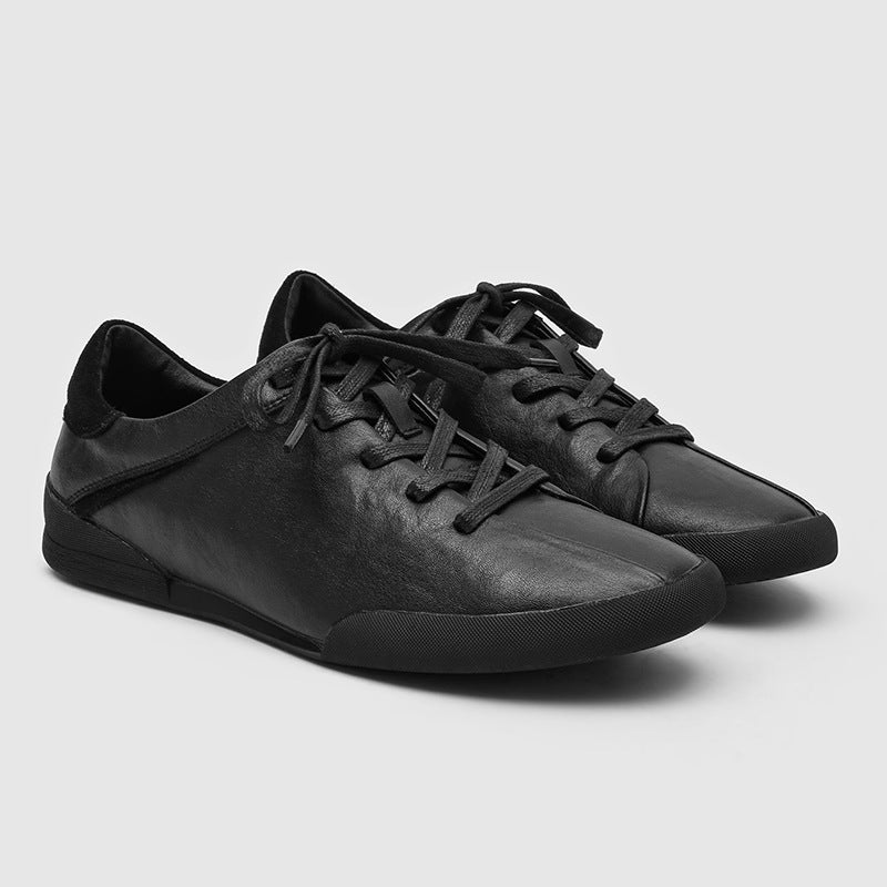 Men's Classic German Training Flat Hiking Fashionable Men's Casual Leather Shoes