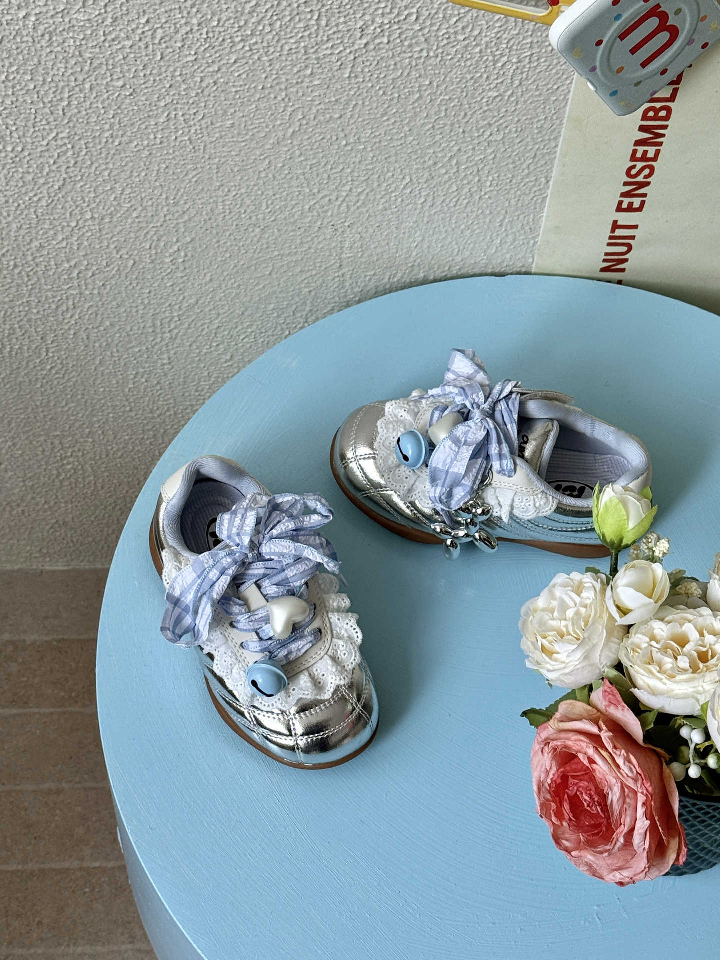 Magic Dreaming Paris Designer Model Stitching Velcro Children's Sports Shoes