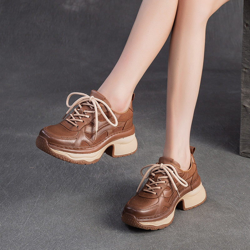 Women's Retro Thick Sports Versatile Fashion Comfortable Women's Casual Shoes