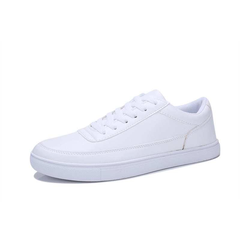 Men's White Korean Style Trendy Wild Youth Leisure Sneakers