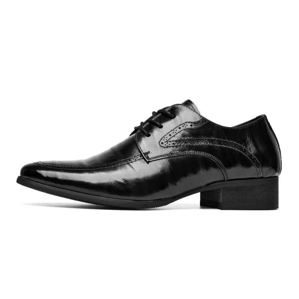 Men's Layer Cowhide Wedding Formal Wear Business Leather Shoes