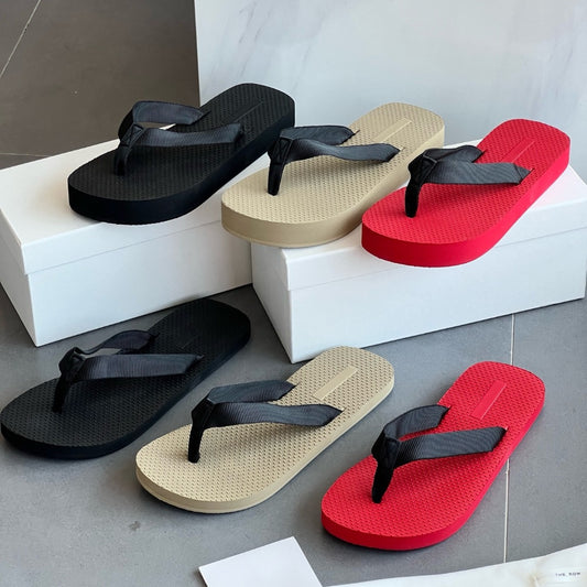 Classy Beautiful Women's Thick-soled Beach Fashion Slippers