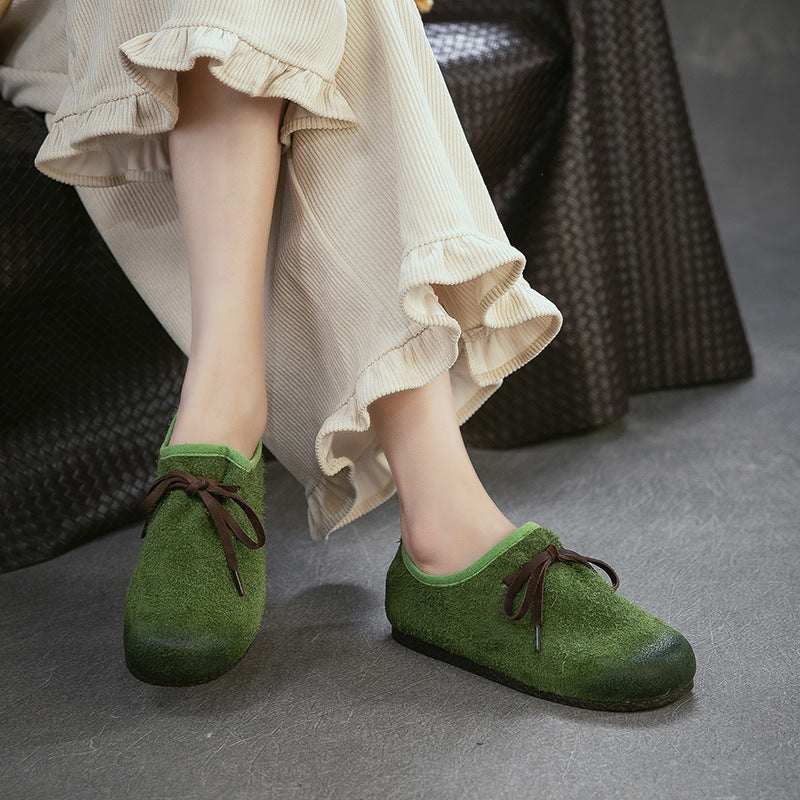 Women's Style Mori First Layer Cowhide Lightweight Women's Casual Shoes