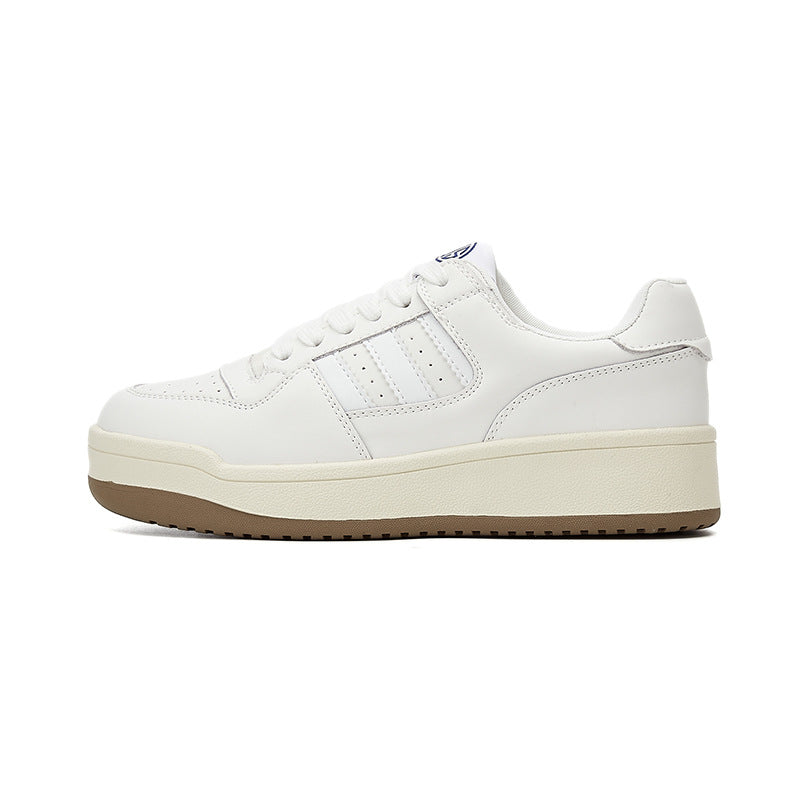 Women's White Lightweight Soft Platform Sports Versatile Hight Increasing Women's Casual Shoes