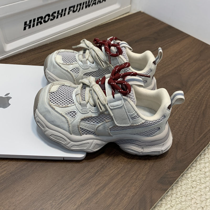 Women's & Men's Spring Running Medium Large Breathable Mesh Children's Sports Shoes