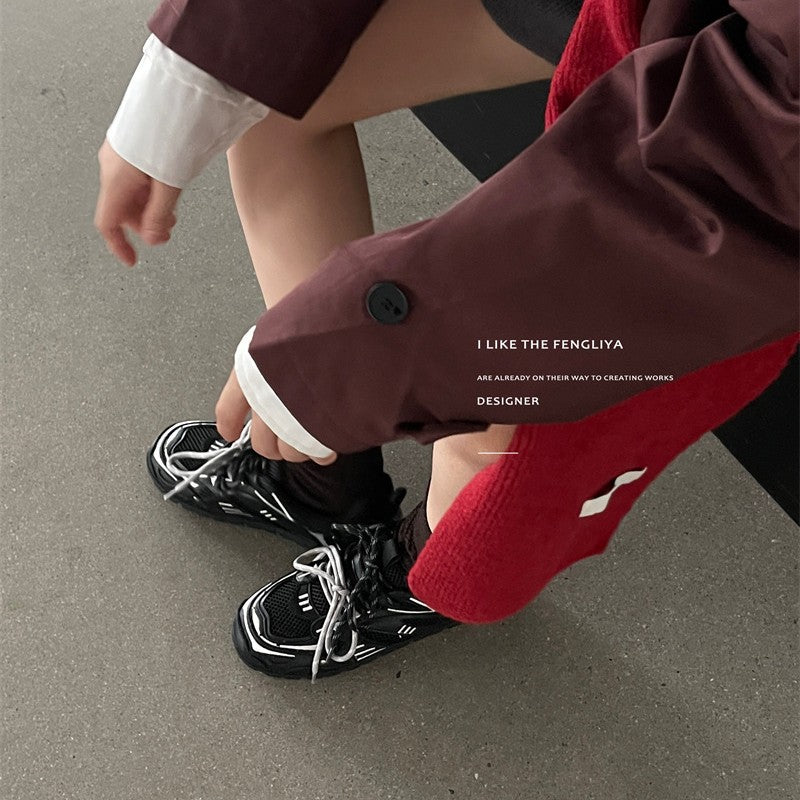 Simple Design German Training Autumn Versatile Platform Casual Shoes