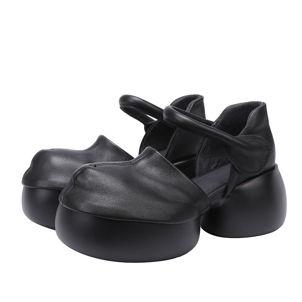 Casual Attractive Women's Retro Calf Style Women's Fashion Shoes