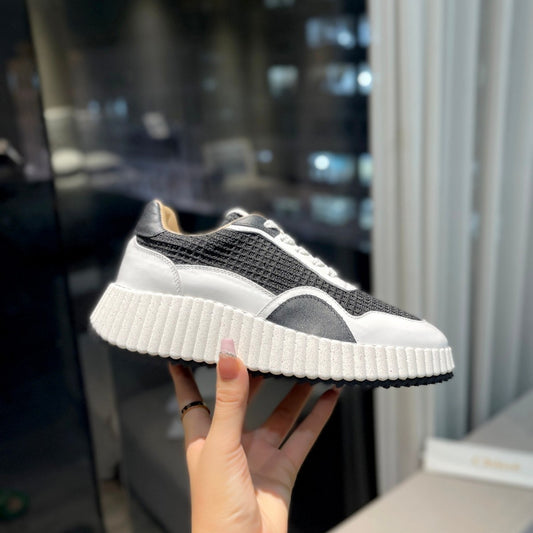 Women's Head Thick Bottom Height Increasing Breathable Platform Men's Shoes