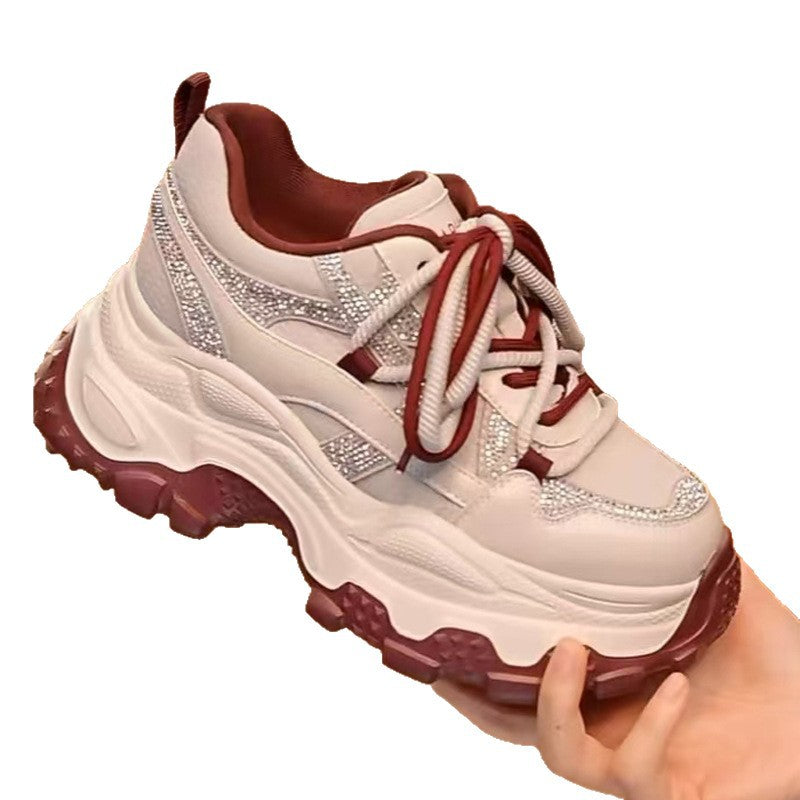 Women's Film Dad Four Small Slimming Lightweight Women's Casual Shoes