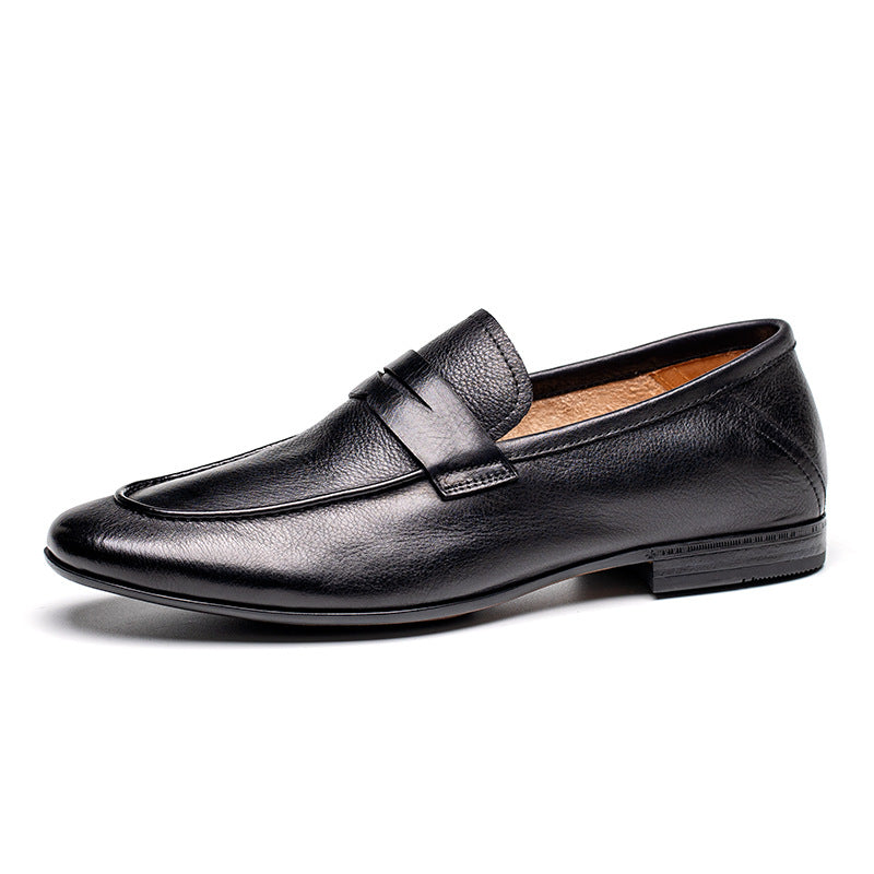 Men's Direct Sale Summer Genuine Doug British Slip-on Loafers