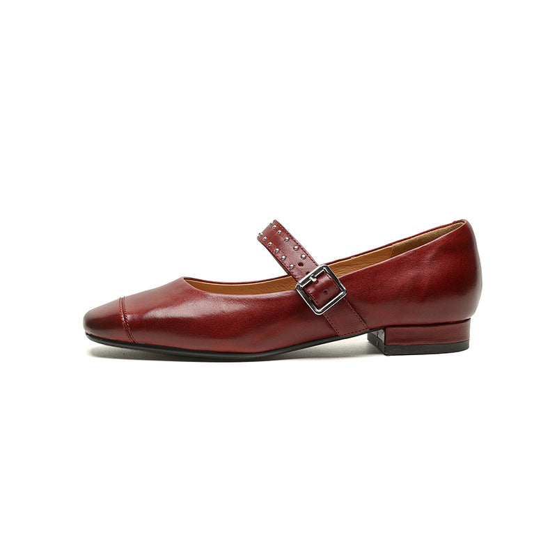 Women's With Mary Jane Retro Chunky Classy Women's Fashion Shoes