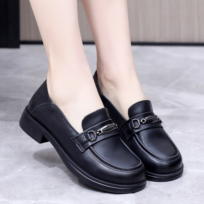 Women's Soft Bottom Mom Spring Flat Comfort Loafers