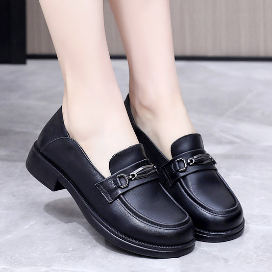 Women's Soft Bottom Mom Spring Flat Comfort Loafers