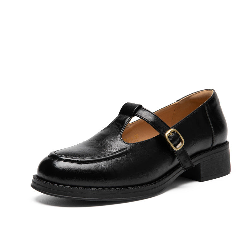 Women's Then Vintage Mary Jane British Round Toe French Women's Fashion Shoes