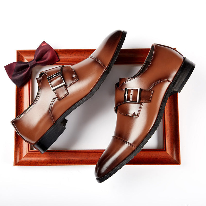 Men's Formal Wear Gentleman Pumps Office Wedding Men's Business Leather Shoes