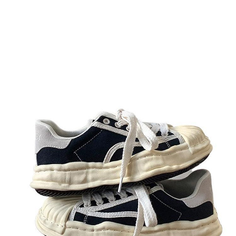 Women's & Men's Thick-soled Shell Toe Dissoed Couples Fashion Men's Board Shoes