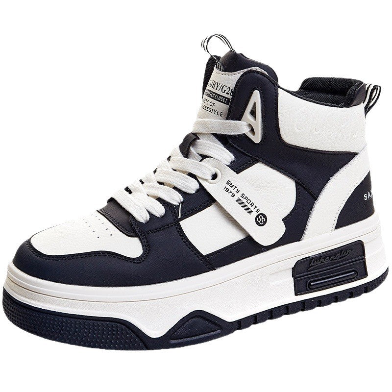 Women's Top White Korean Genuine Thick-soled Fleece-lined Thermal Women's Casual Shoes