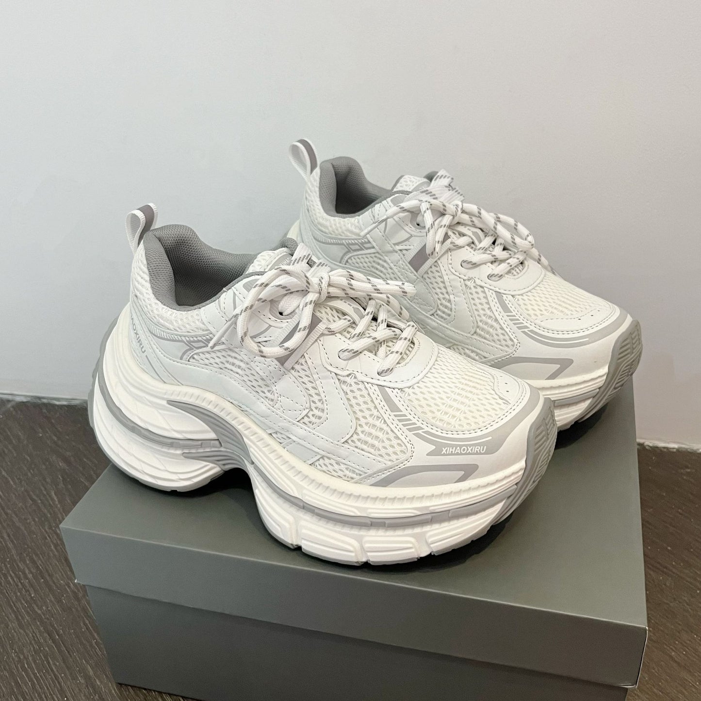 Women's Thick Bottom Lightweight Dad Spring Soft Women's Sports Shoes