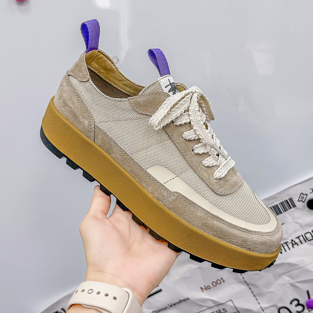 Men's Board Retro Jogging Versatile Fashion Breathable Sneakers