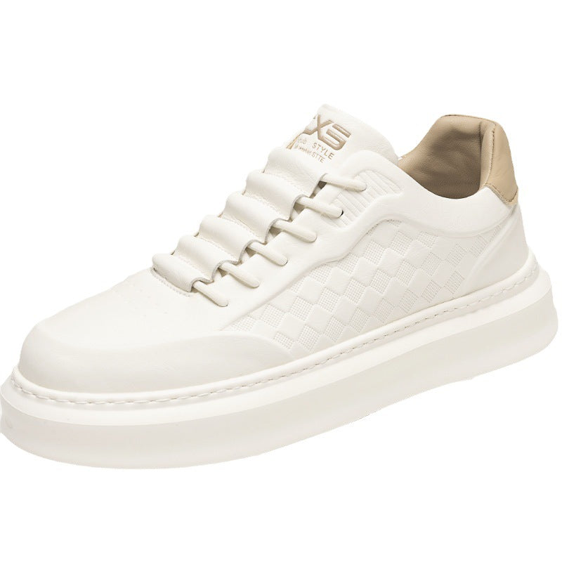 Men's Daily Versatile Skateboard Platform Sports High Sneakers