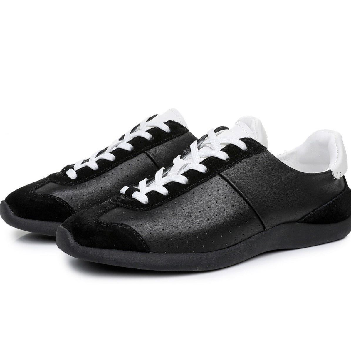 Men's Retro Easy Matching German Training Genuine Sports Sneakers