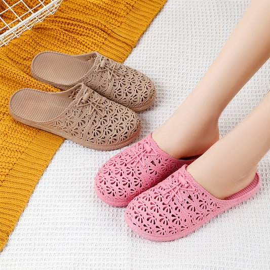 Women's Summer Closed Toe Hole Blowing Plastic Sandals