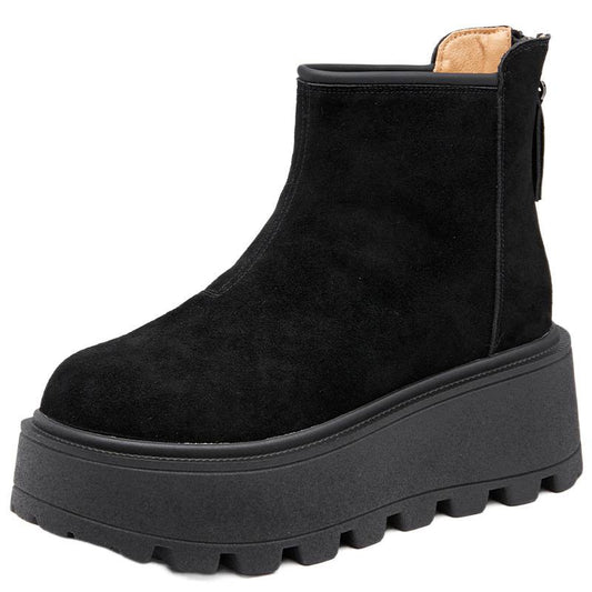 Women's Winter Small Height Increasing Warm Cotton Women's Snow Boots