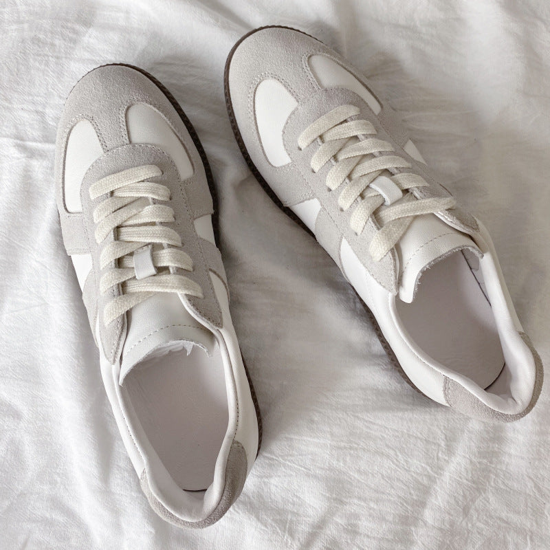 Women's Surface Fleece-lined Thick German Training Wool Sneakers